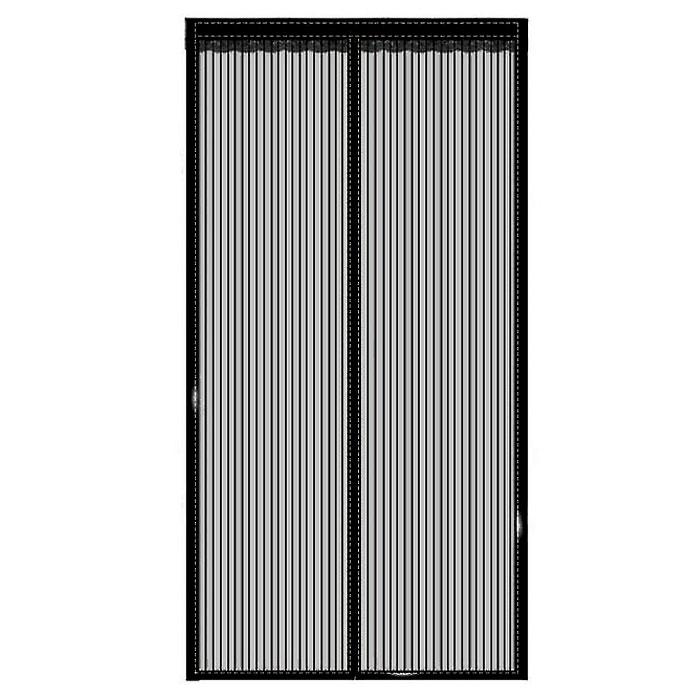 Plasa anti-insecte, cu inchidere magnetica, latime 80-100cm, inaltime 210-220cm, negru - imagine 8